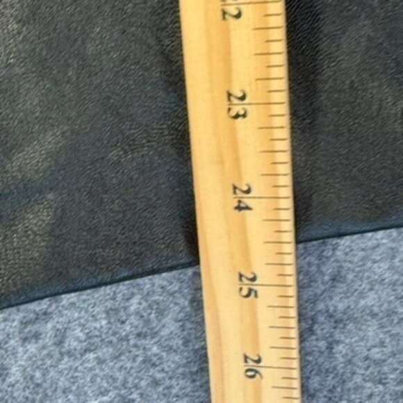 Spanx Womens Leather Like Slim Straight Pant Crop Size Small Petite Black NWT - Picture 13 of 15